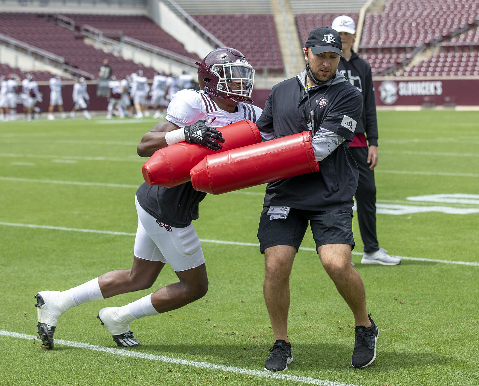 Spring football practice
